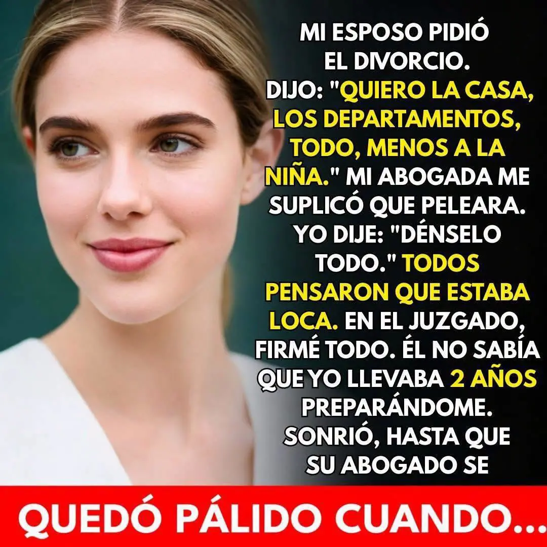 Divorcio: Le firmé todo, ¡su gran error!