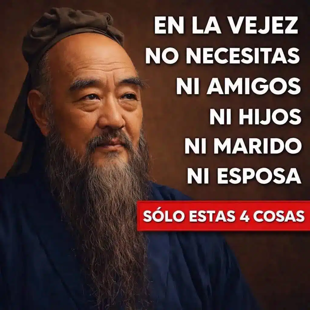 4 Principios Confucio para Felicidad en la Vejez