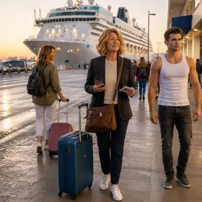 Viuda, madre y crucero de un año