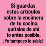10 Cosas Fuera de la Encimera de Tu Cocina