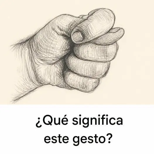 Significado del gesto del pulgar atrapado 2 Significado del gesto del pulgar atrapado