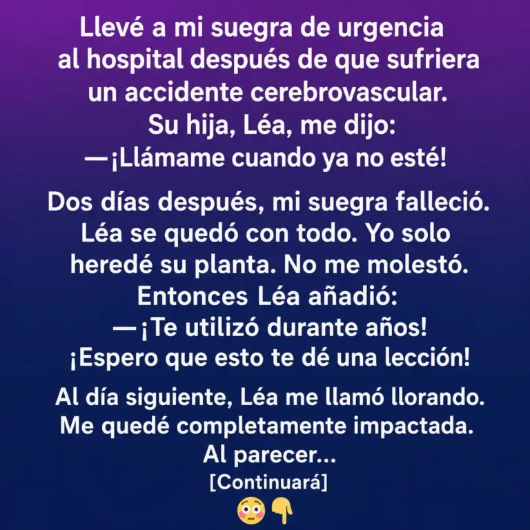 Impactante revelación: Sigue leyendo...