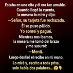 Dos palabras cambiaron todo