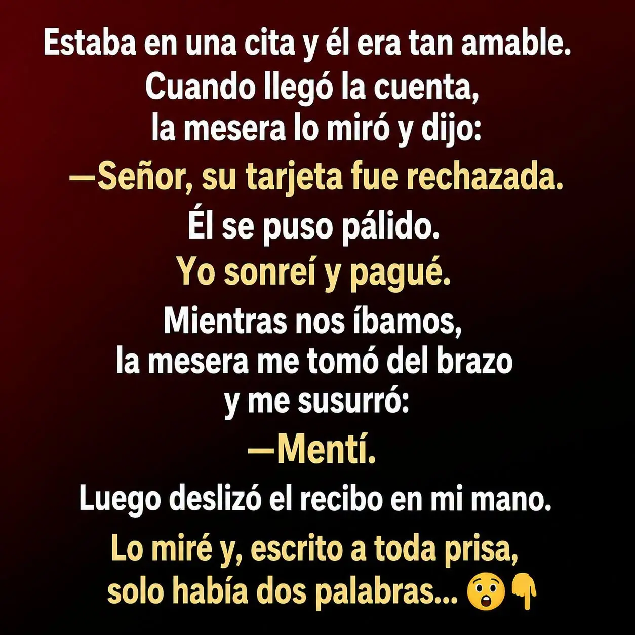 Dos palabras cambiaron todo 2 Dos palabras cambiaron todo