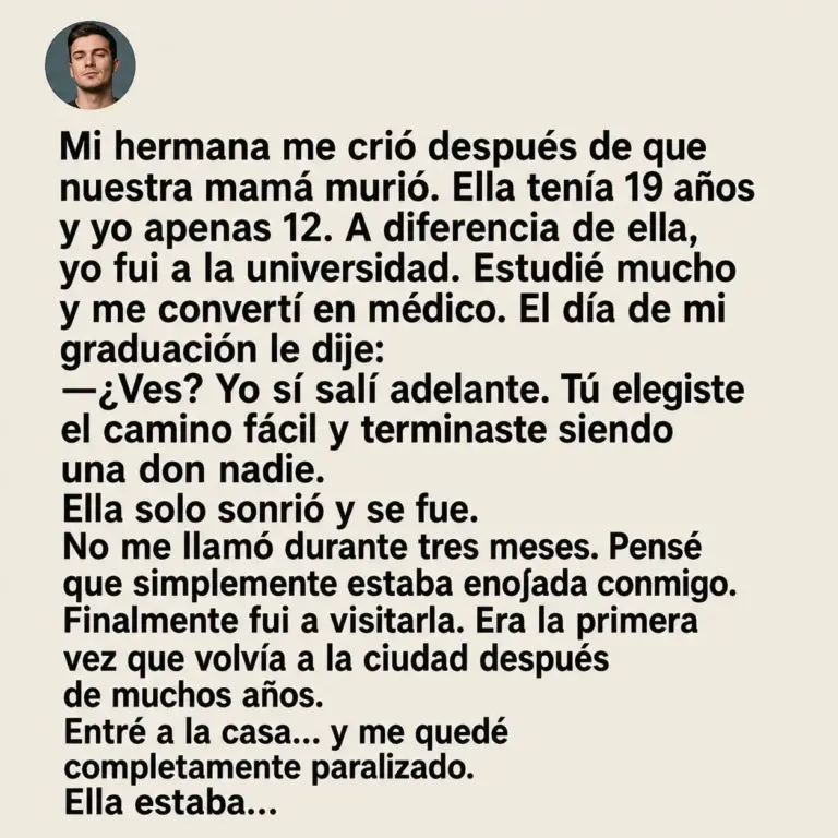 Hermana me crió: historia de vida familiar