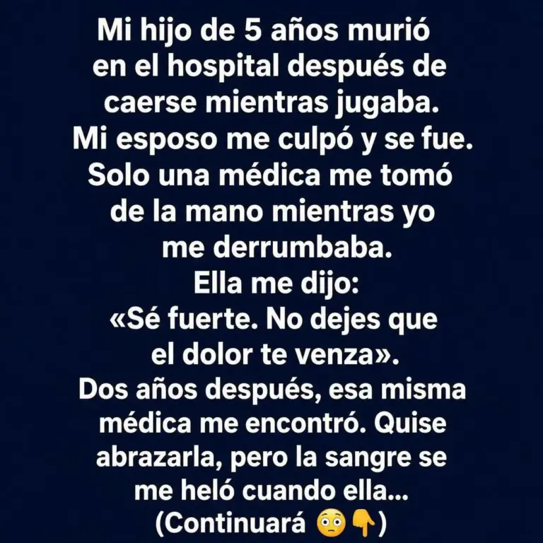 Médica, mano, pérdida, sanación, esperanza: historia.