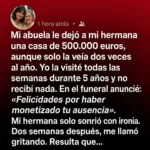 Herencia: carta de abuela cambió la historia