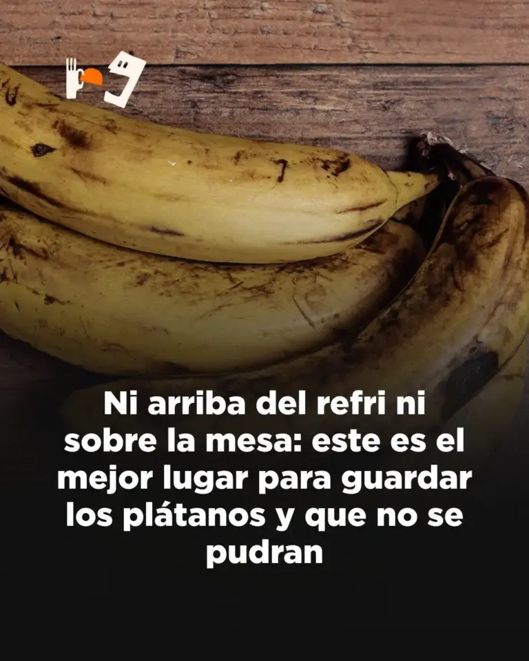 Mejor lugar para guardar plátanos y que no se pudran