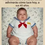 Así luce hoy el bebé de 7 kilos