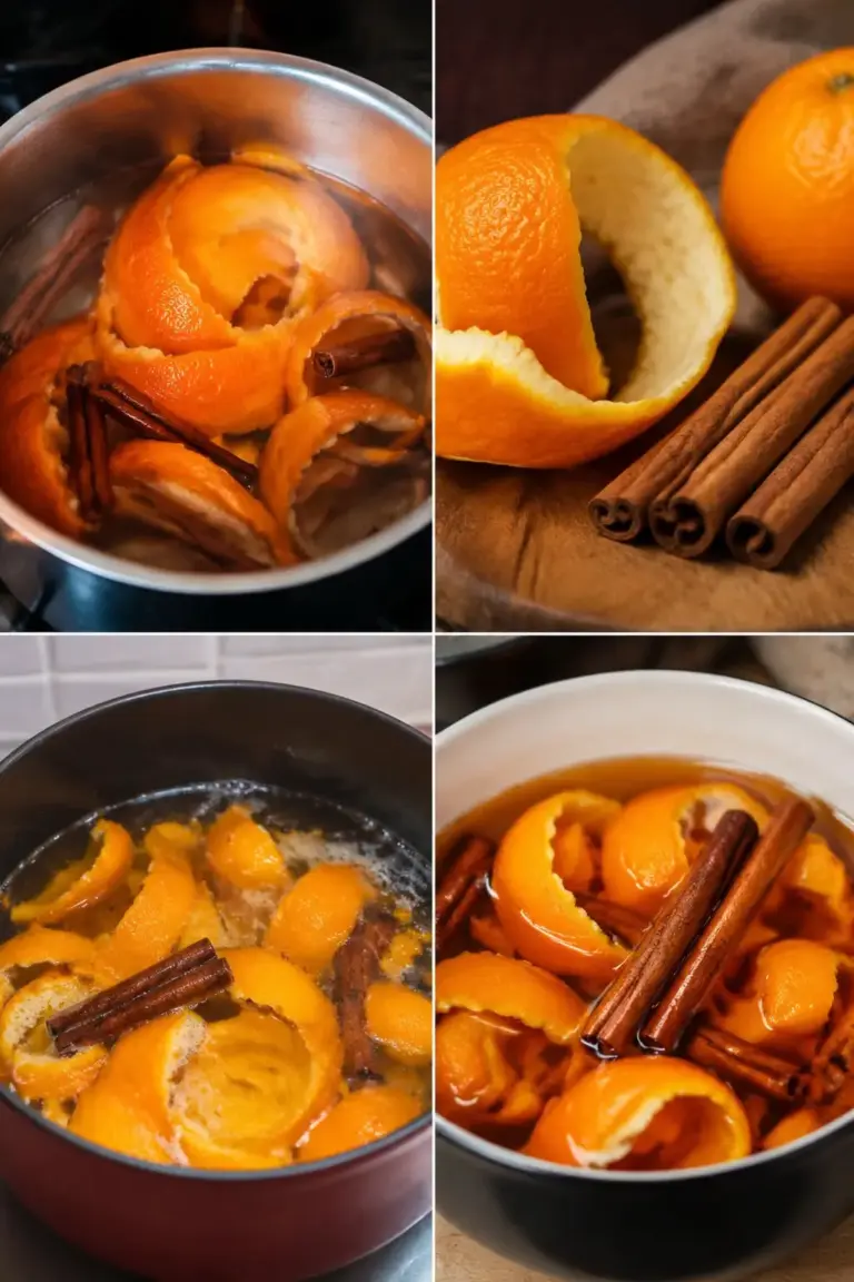 Beneficios de hervir cáscaras de naranja y canela