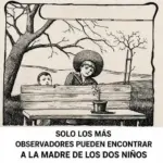 Encuentra a la madre en esta ilusión óptica