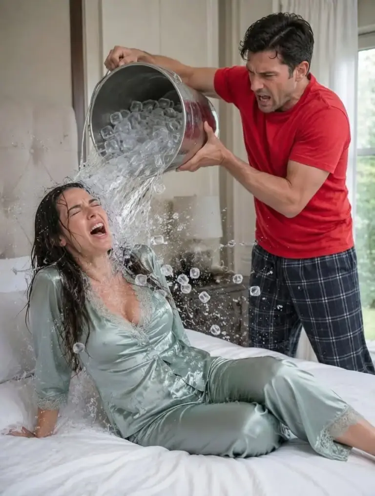 Esposo me tiró agua helada y preparé venganza
