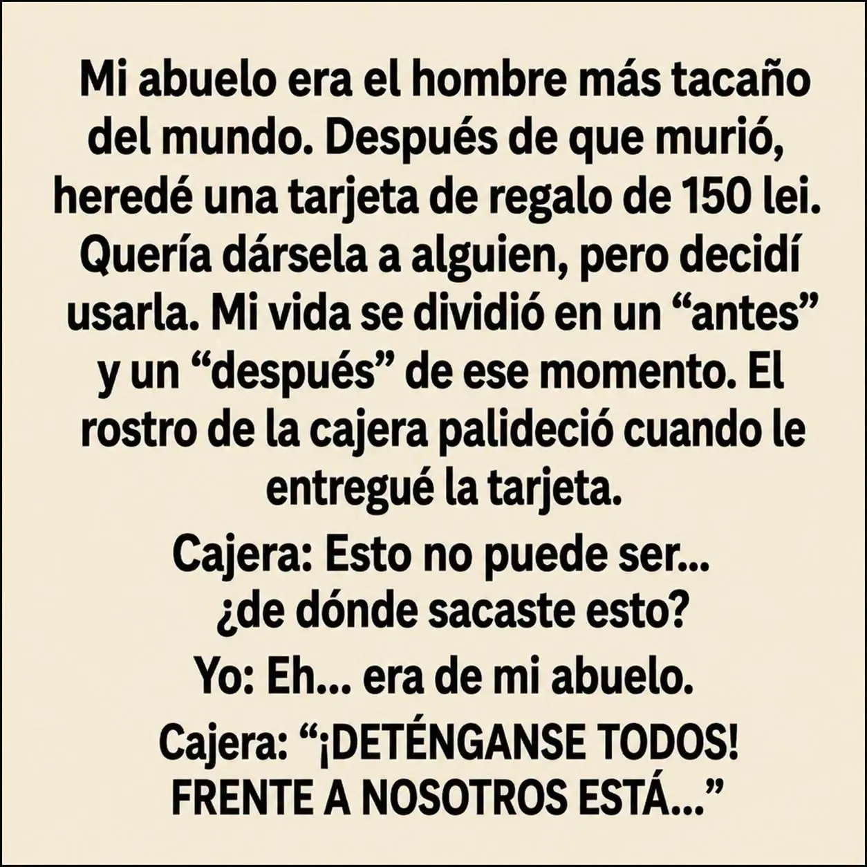 Historias virales con continuación en el primer comentario