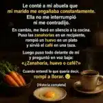 Lección de la abuela: Zanahoria, huevo o café 6 Lección de la abuela: Zanahoria, huevo o café