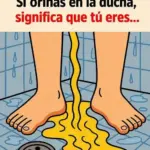 Qué sucede realmente si orinas en la ducha