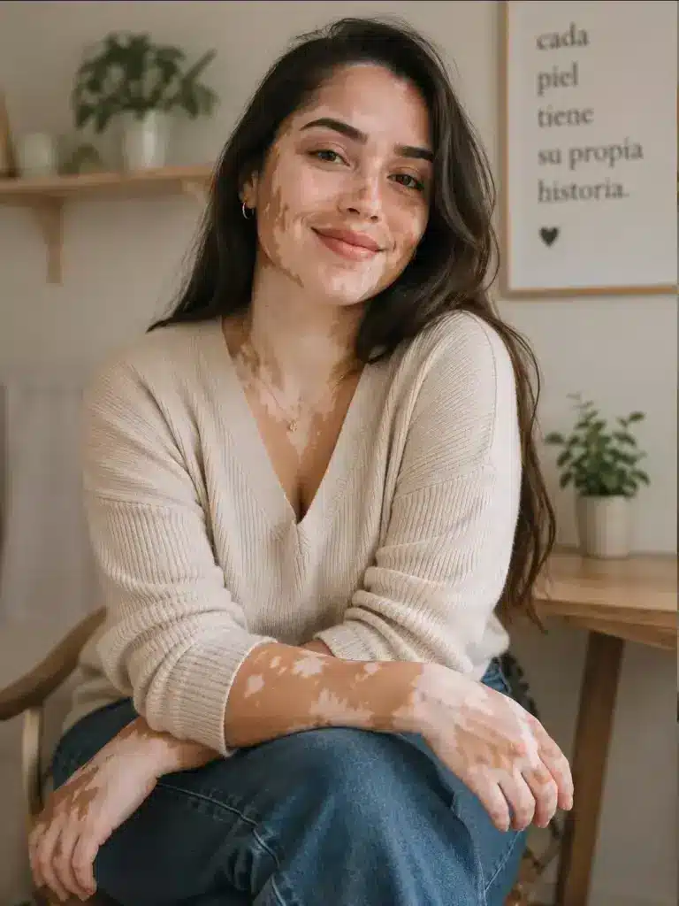 Rechazada por su vitiligo: su historia te sorprenderá