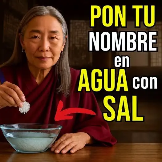 Ritual de agua con sal para atraer abundancia