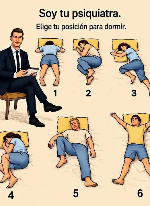 Tu posición al dormir revela tu personalidad