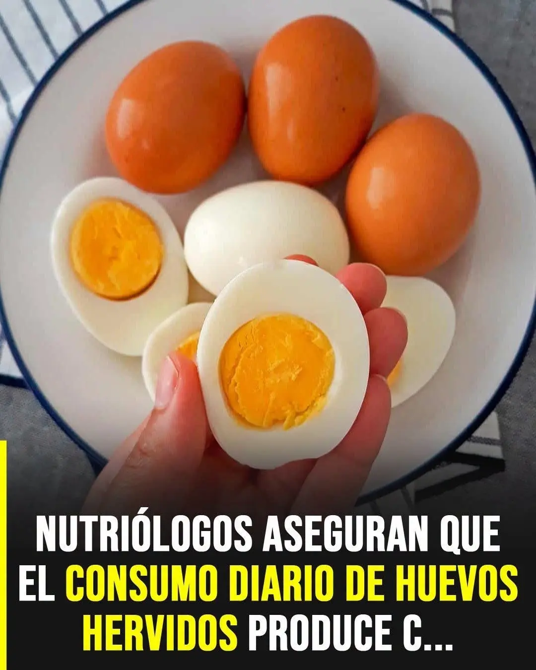 Beneficios del consumo de huevos hervidos diarios