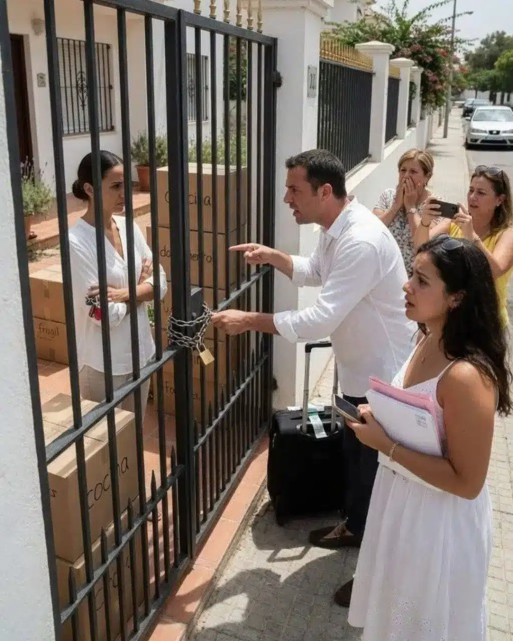 Esposo infiel intenta recuperar su casa tras casarse