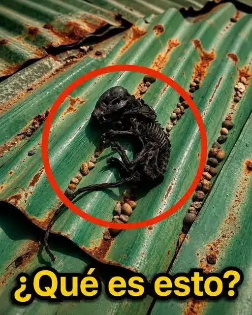 Descubrí algo extraño en mi techo ¿qué es?