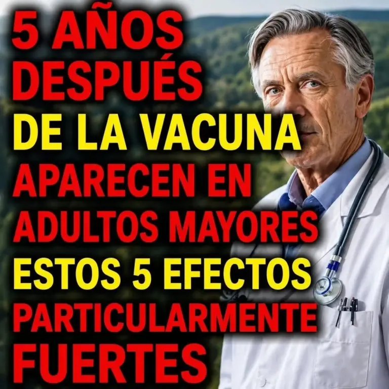 5 consecuencias de la vacuna COVID en mayores