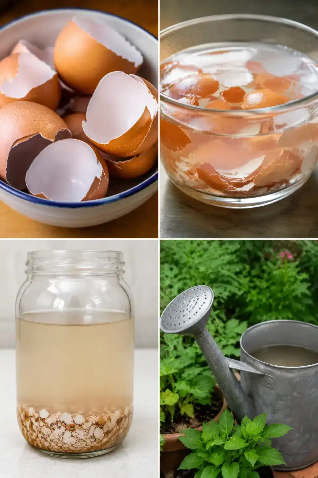 Beneficios de sumergir cáscaras de huevo en agua 2 Beneficios de sumergir cáscaras de huevo en agua