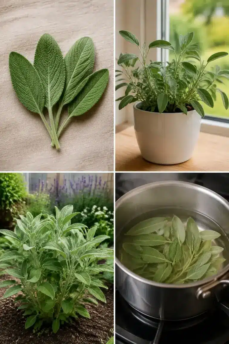 El poderoso truco de 4 hojas de salvia