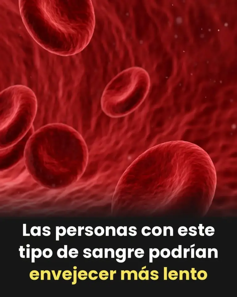 El tipo de sangre que envejece más despacio