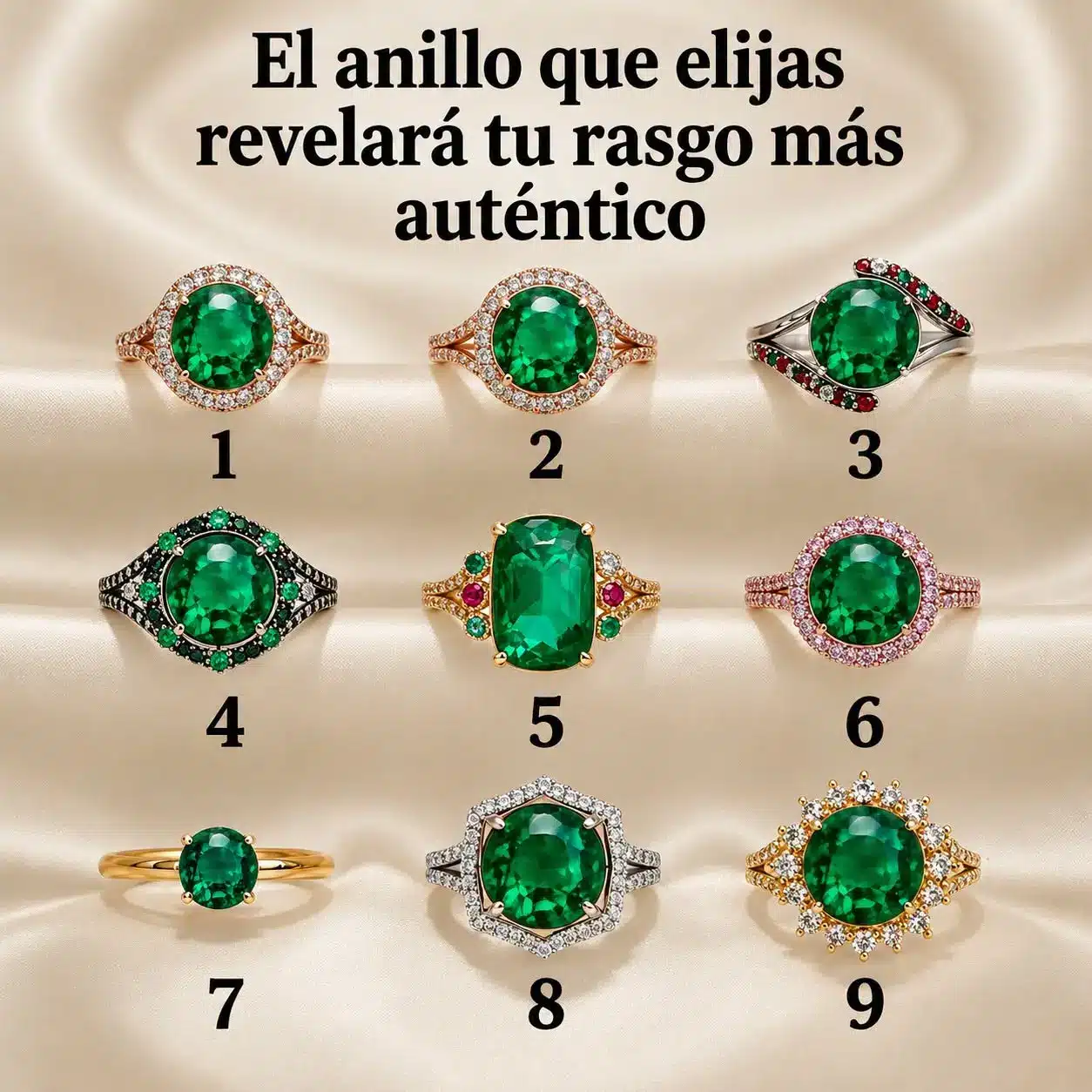 Elige un anillo y descubre tu rasgo auténtico