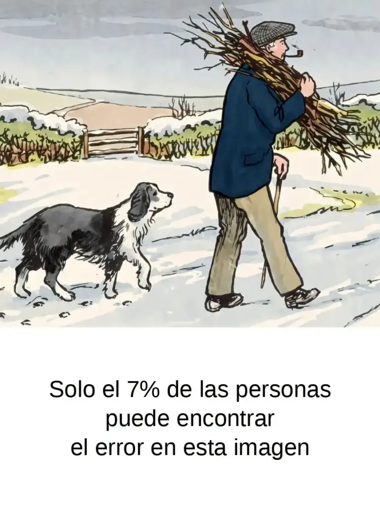 Encuentra el error en esta escena nevada