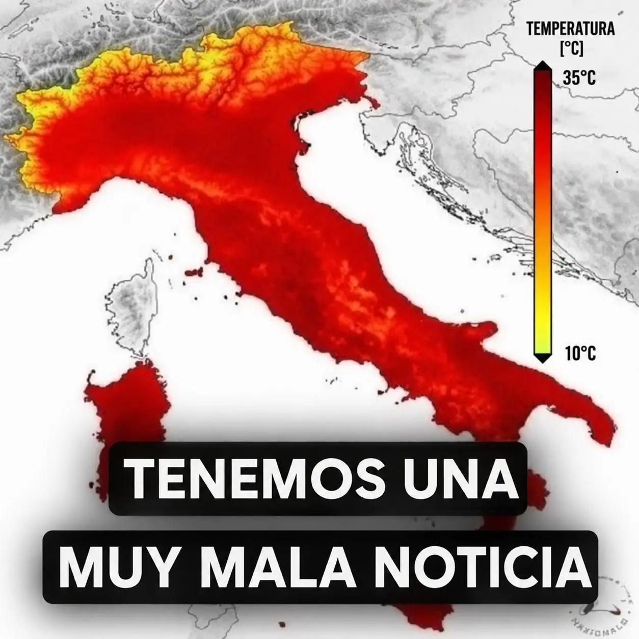 Malas noticias en el último pronóstico del tiempo