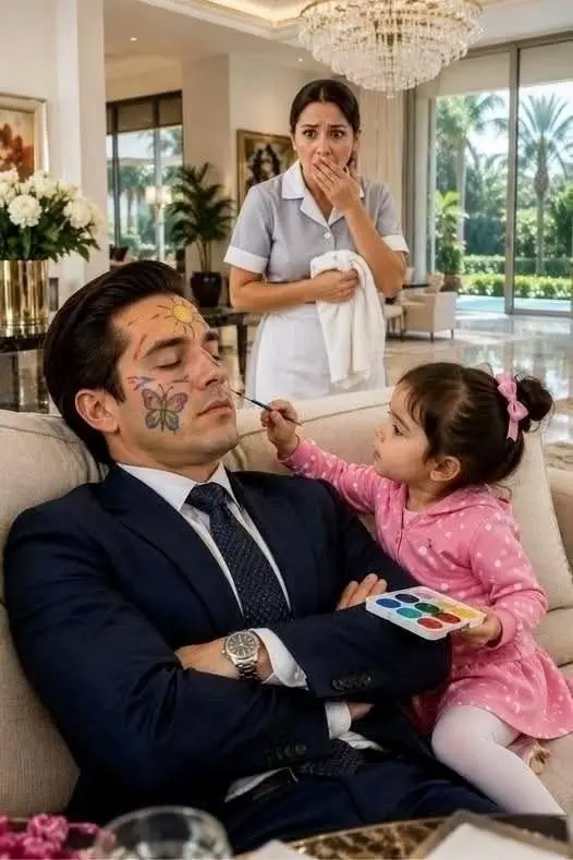 Niña pinta a jefe y descubre traición familiar