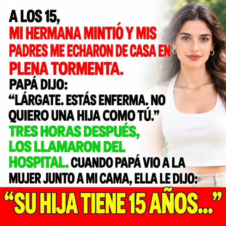 Papá tembló al ver quién me salvó